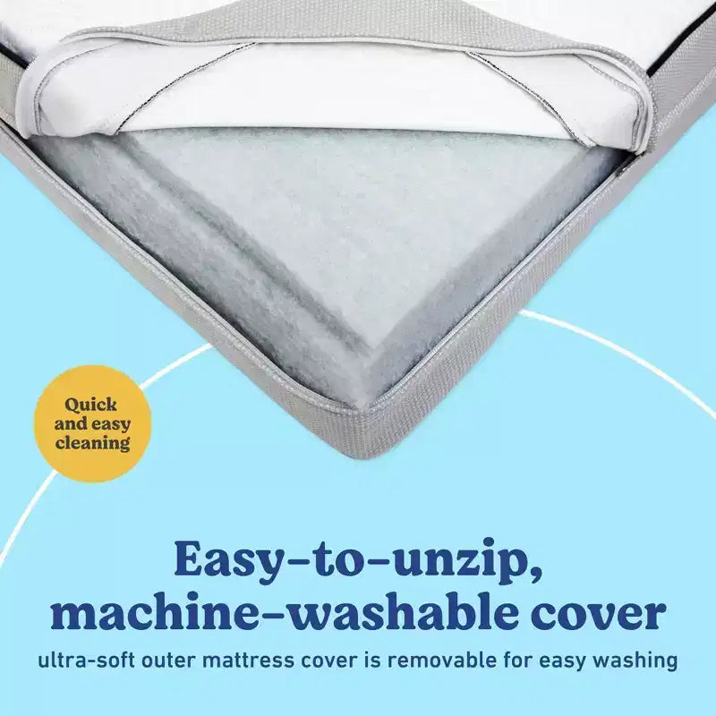 6" Water-Resistant Dual-Sided Baby Crib and Toddler Bed Mattress