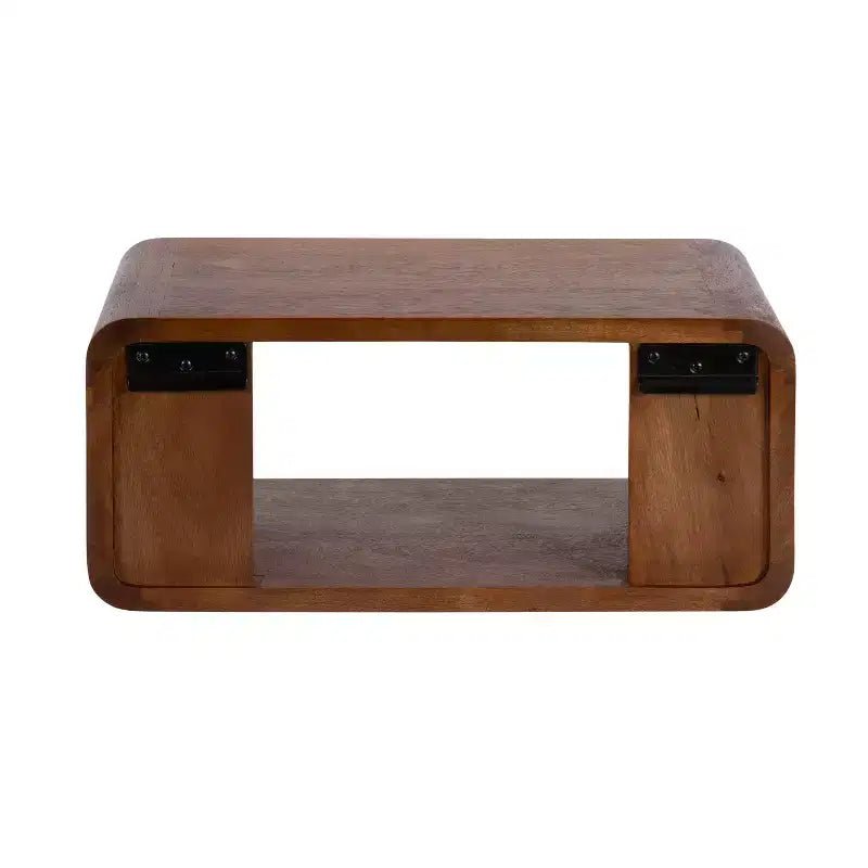 18x10x8" Floating Wall Shelf - Walnut Brown