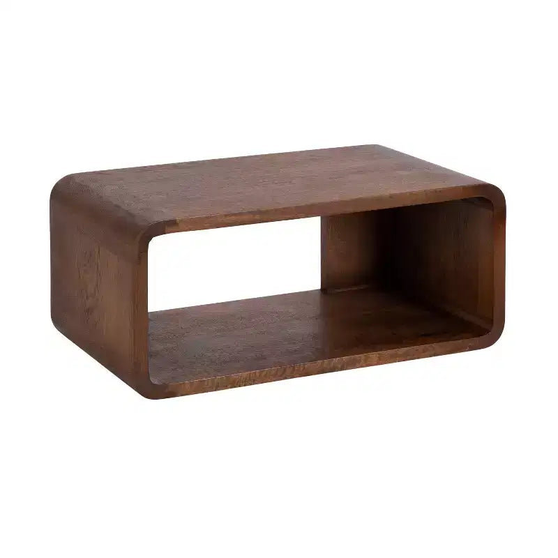 18x10x8" Floating Wall Shelf - Walnut Brown