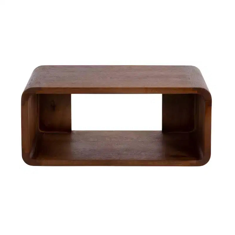 18x10x8" Floating Wall Shelf - Walnut Brown