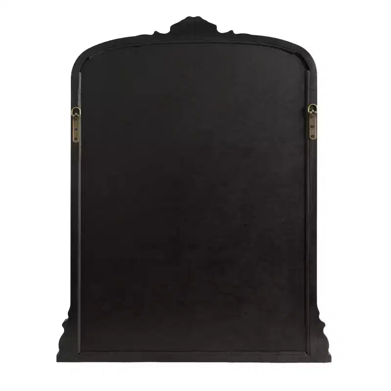 28x35" Arched MDF Wall Mirror - Black