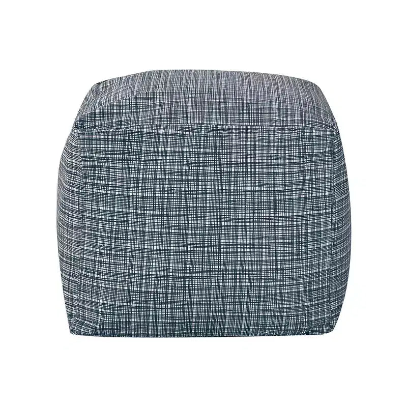 24" Square Velvet Pouf Ottoman