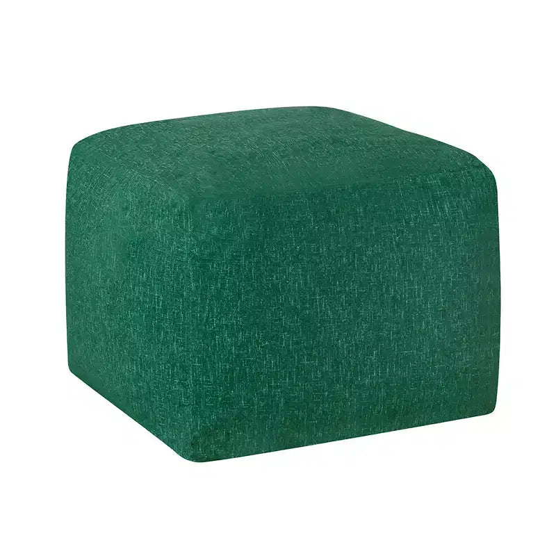 24" Square Velvet Pouf Ottoman