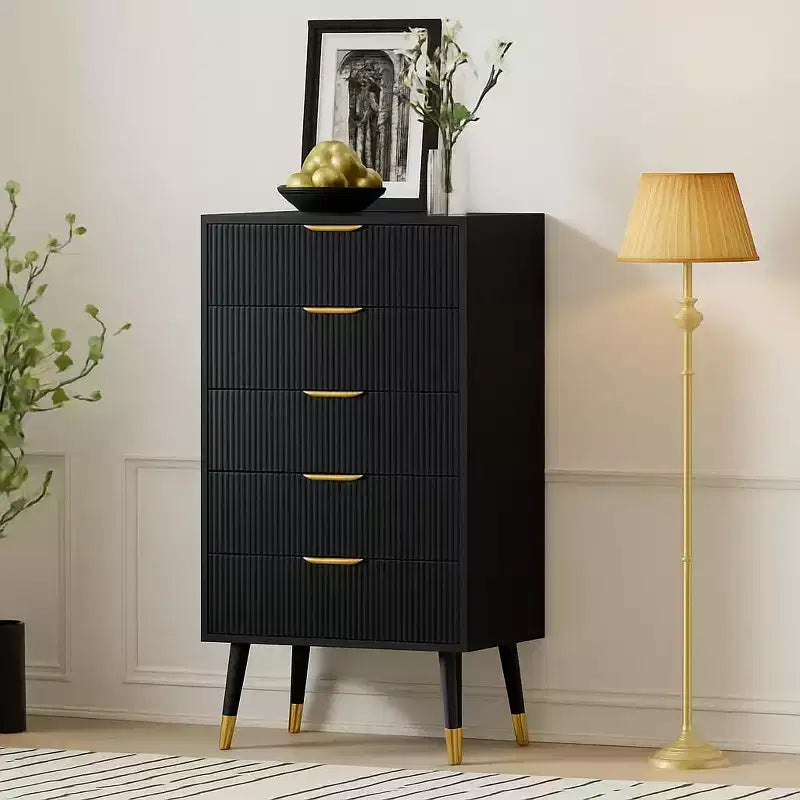 5 Drawer Dresser, Closet Dressers Chest of Drawers, Storage Chest Cabinet Organizer Unit, Clothes Storage Organizer, Small Nightstand