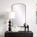 Matte Black 24x40 Arch Wall Mirror