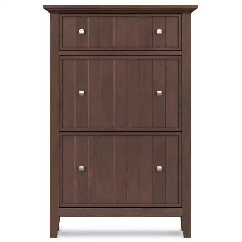 Entryway Shoe Storage Cabinet - Tilt Open, 16-24 Pairs, Large Drawer