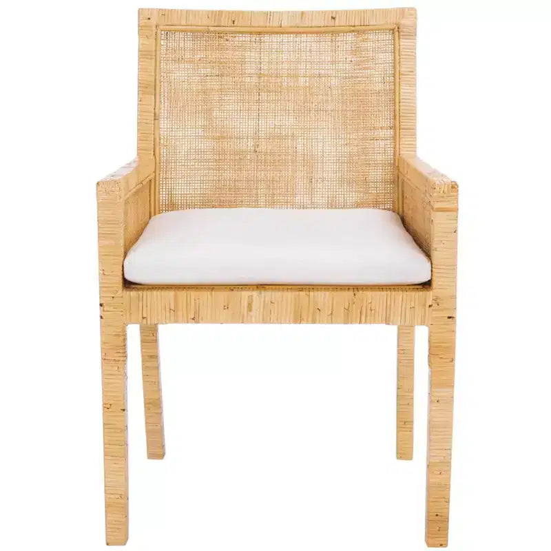 Wood Frame Accent Chair with Cushion