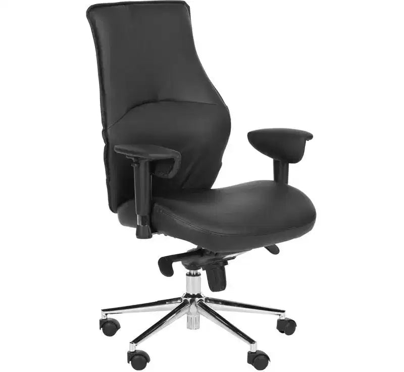 Height Adjustable Swivel Desk Chair - Black