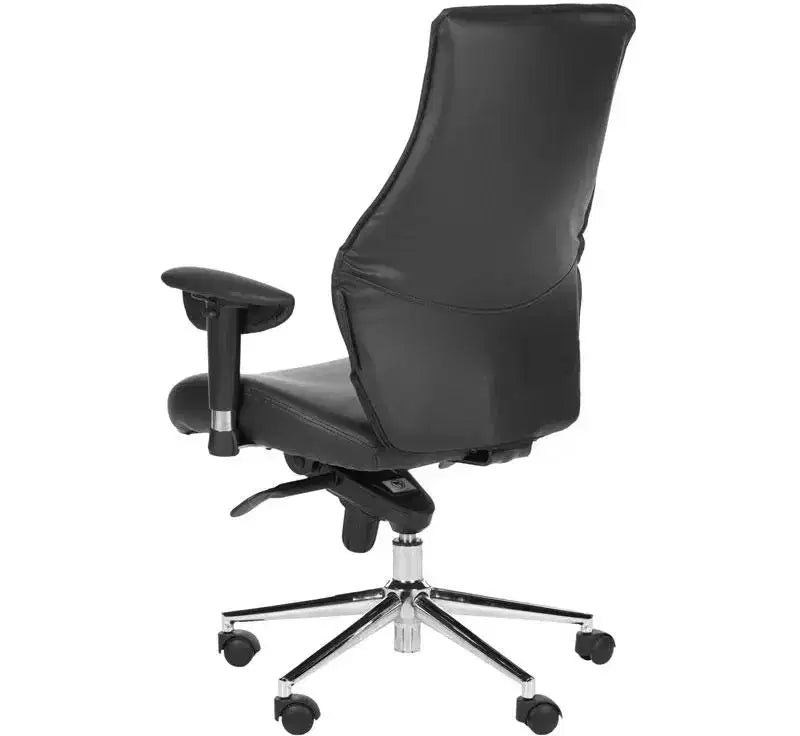 Height Adjustable Swivel Desk Chair - Black