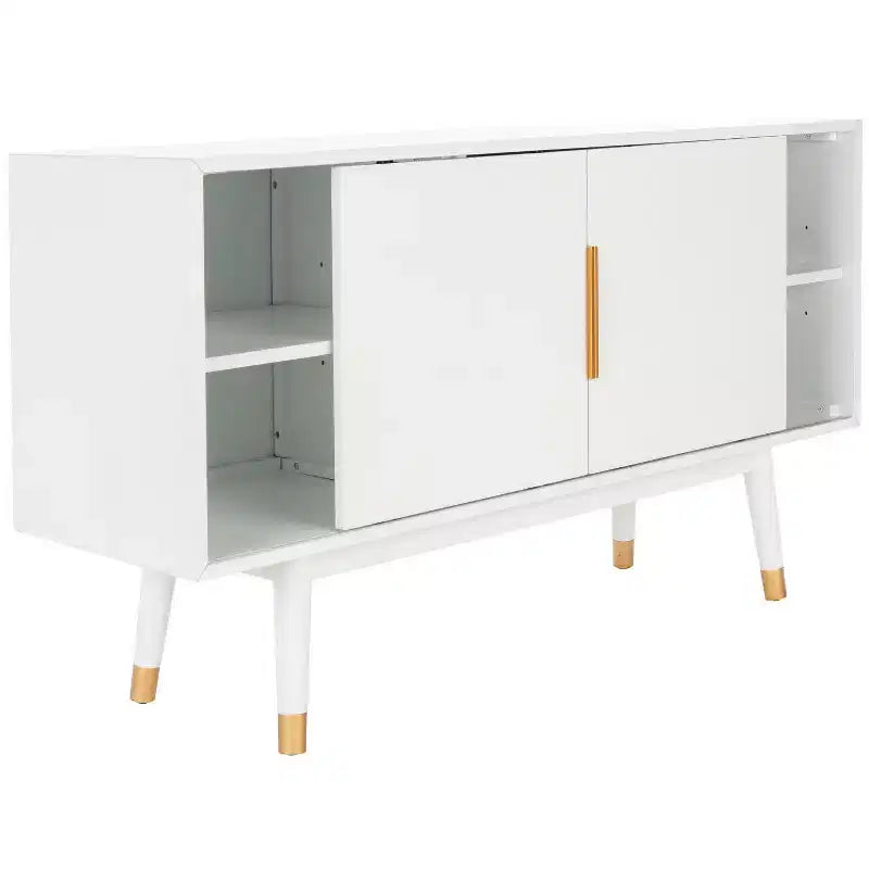 2 Door Media Stand with Shelves