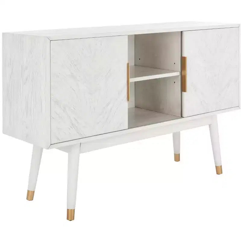 2 Door Media Stand with Shelves