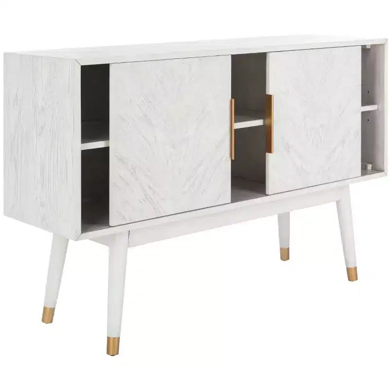 2 Door Media Stand with Shelves
