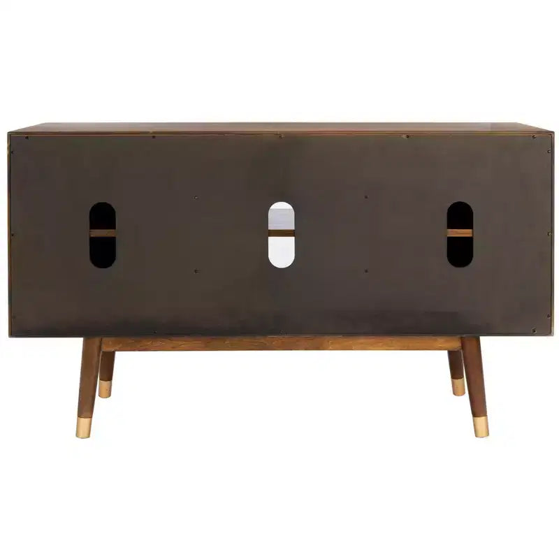 2 Door Media Stand with Shelves