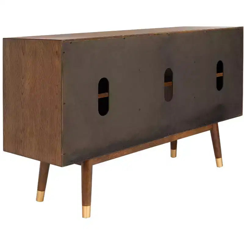 2 Door Media Stand with Shelves