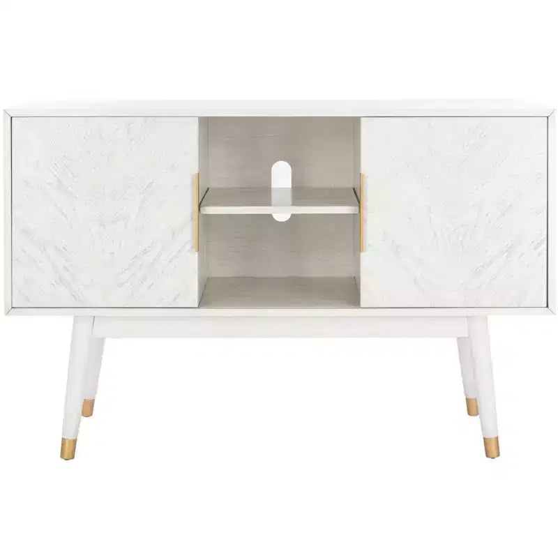 2 Door Media Stand with Shelves