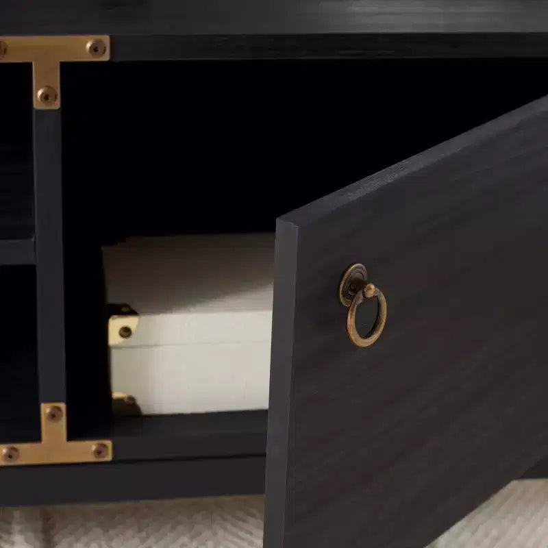 2 Door 2 Shelf Media Stand
