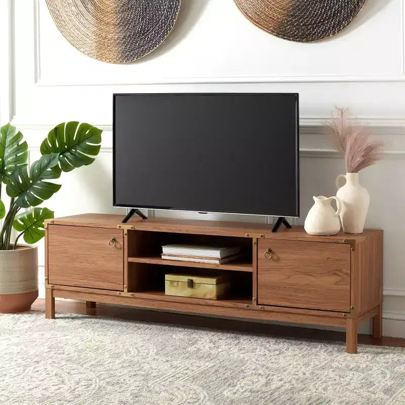 2 Door 2 Shelf Media Stand