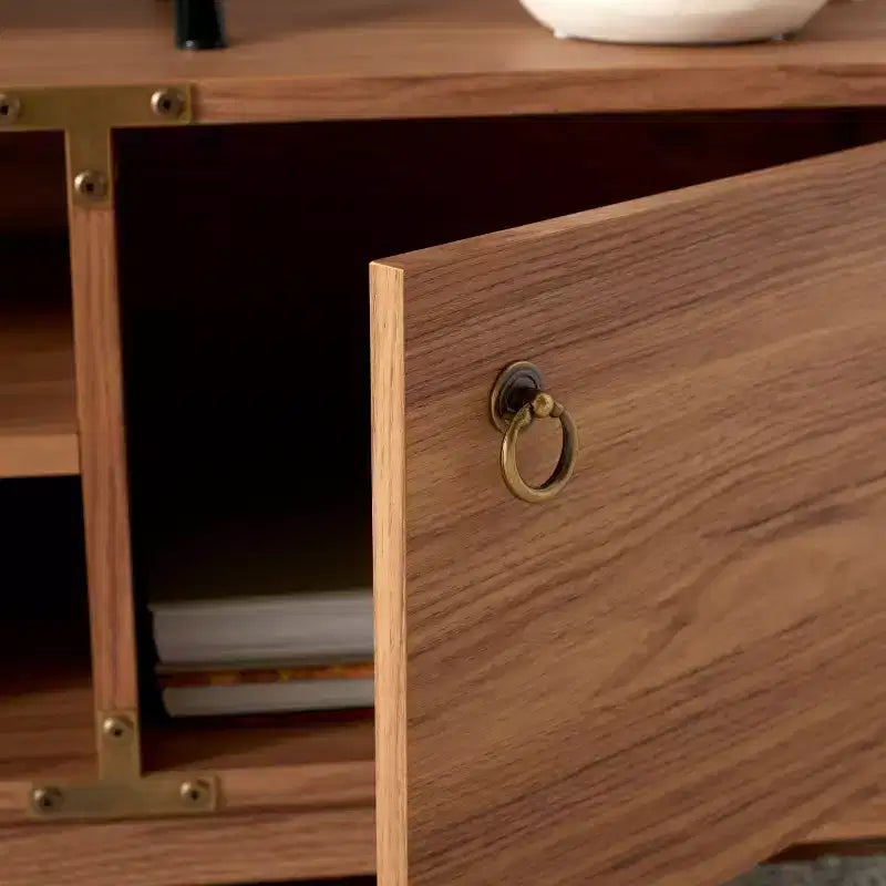2 Door 2 Shelf Media Stand