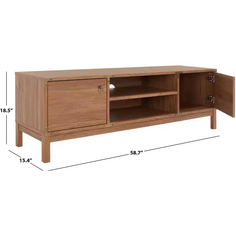 2 Door 2 Shelf Media Stand