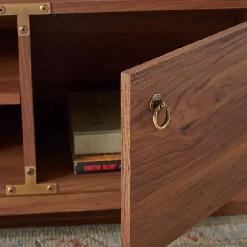 2 Door 2 Shelf Media Stand