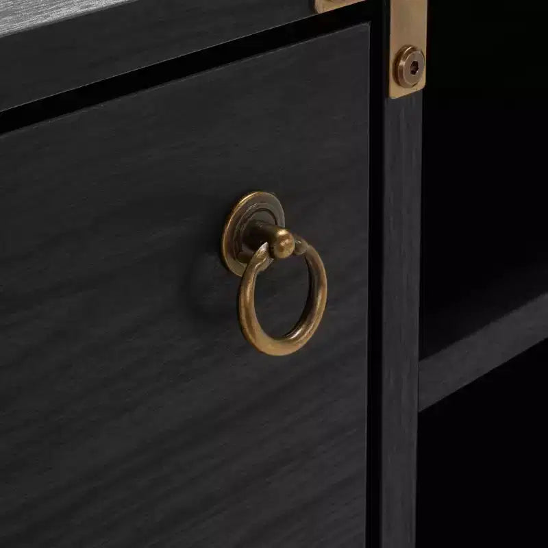 2 Door 2 Shelf Media Stand