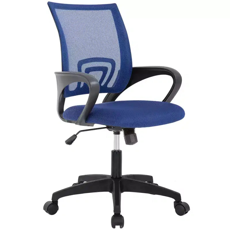 Mid Back Mesh Office Chair with Lumbar Support and Adjustable Height