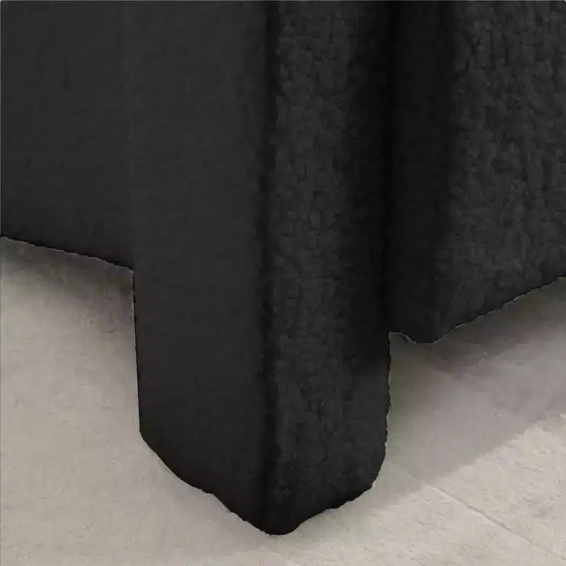 29.1" Modern Lamb Fleece Upholstered Accent Armchair