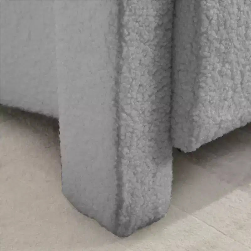 29.1" Modern Lamb Fleece Upholstered Accent Armchair