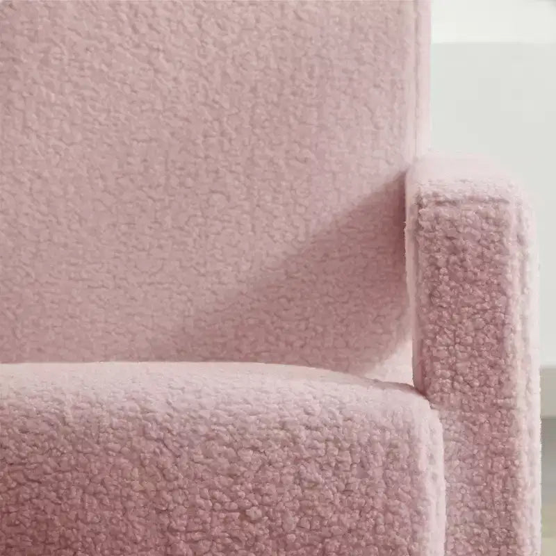 29.1" Modern Lamb Fleece Upholstered Accent Armchair