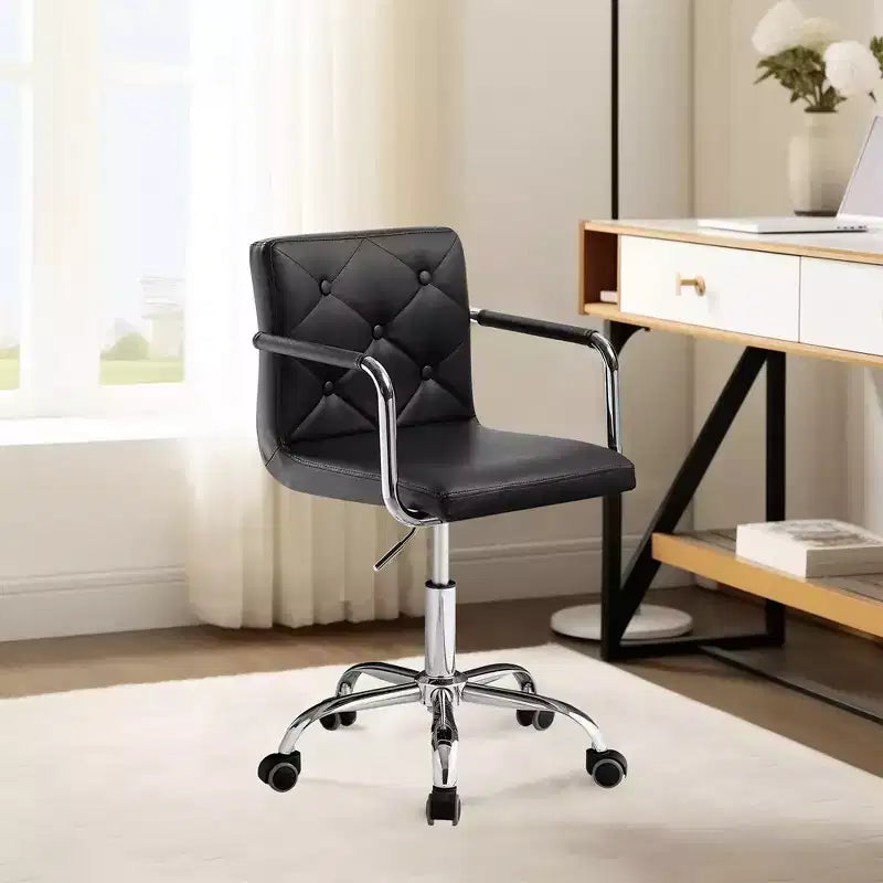 Rolling Adjustable Height Home Office Desk Chair
