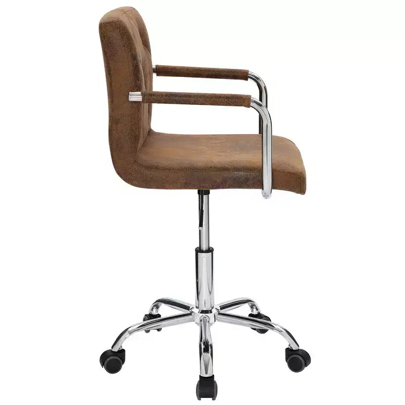 Rolling Adjustable Height Home Office Desk Chair