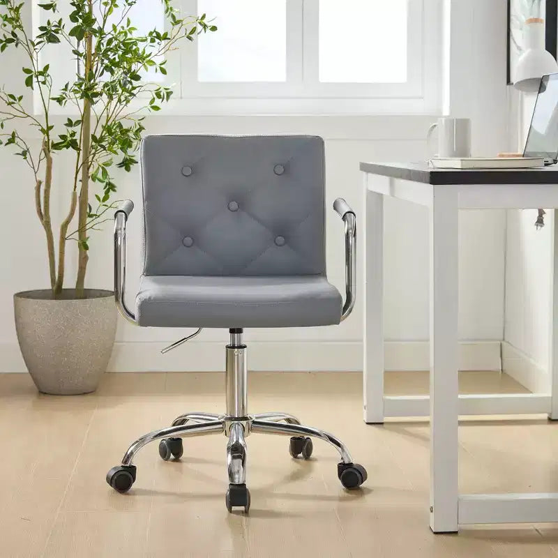 Rolling Adjustable Height Home Office Desk Chair