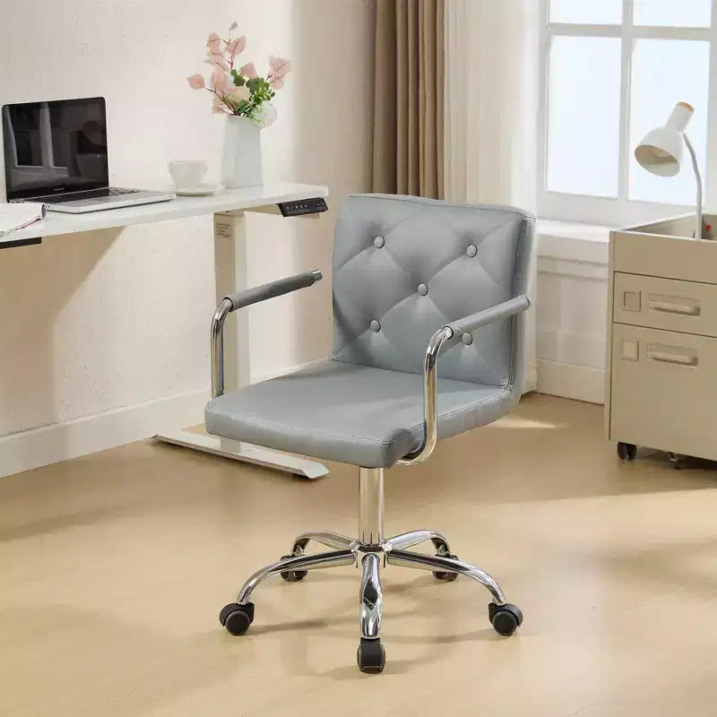 Rolling Adjustable Height Home Office Desk Chair