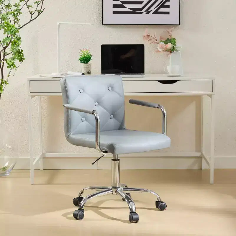 Rolling Adjustable Height Home Office Desk Chair