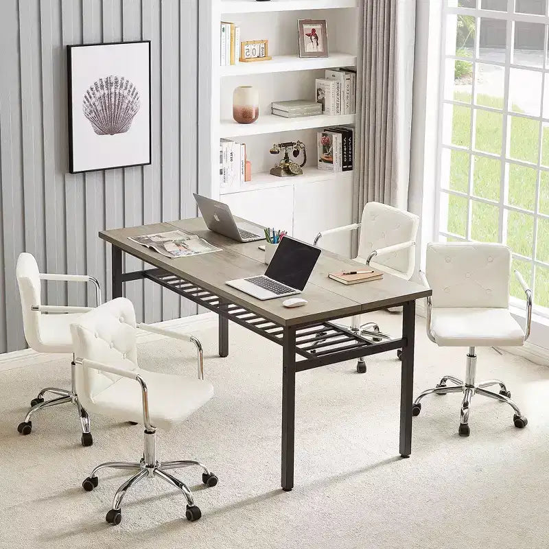 Rolling Adjustable Height Home Office Desk Chair