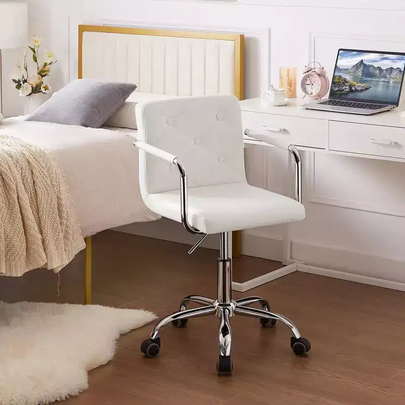 Rolling Adjustable Height Home Office Desk Chair