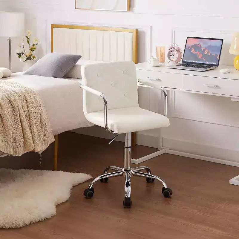 Rolling Adjustable Height Home Office Desk Chair