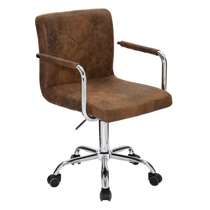 Rolling Adjustable Height Home Office Desk Chair