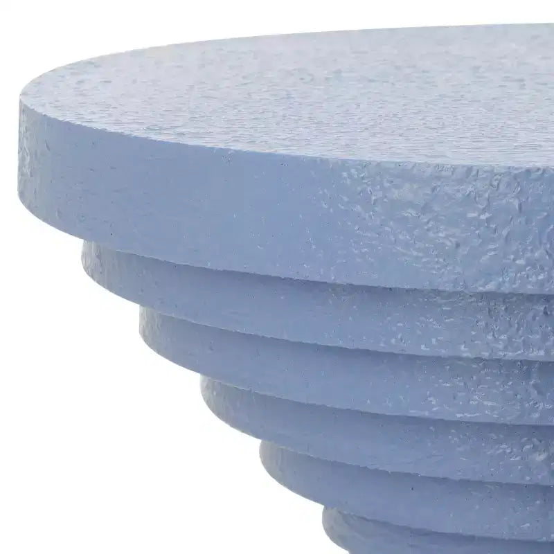 Round Stacked Disc Accent Table