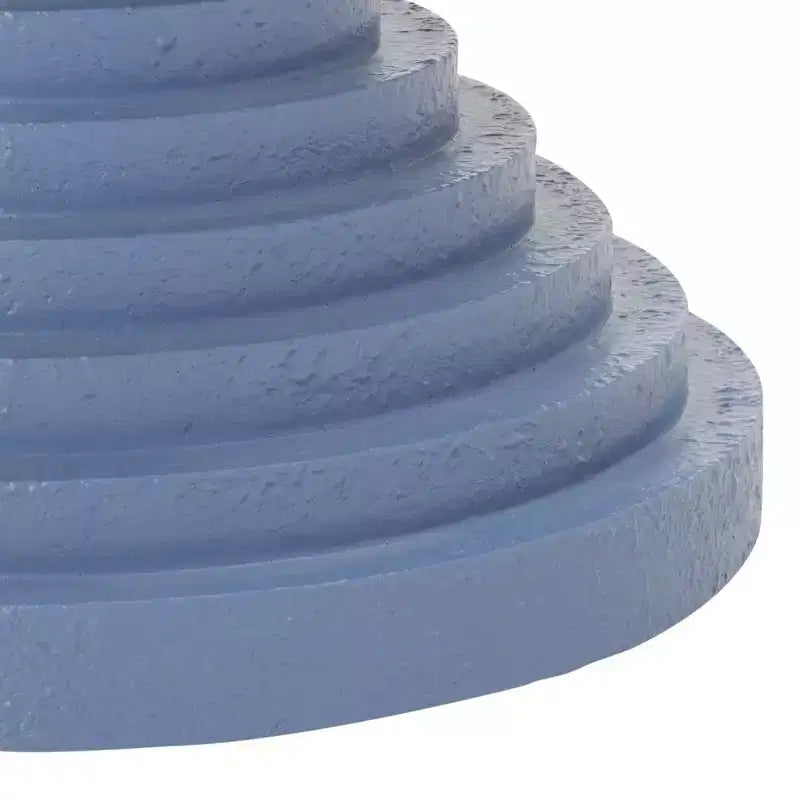 Round Stacked Disc Accent Table