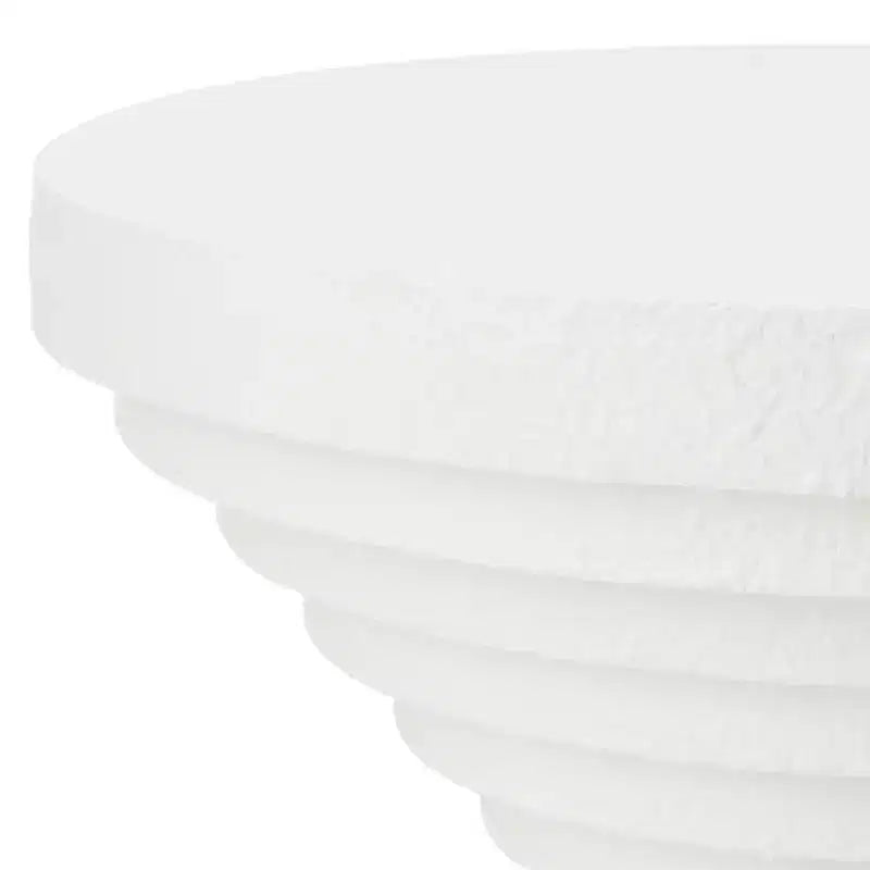 Round Stacked Disc Accent Table