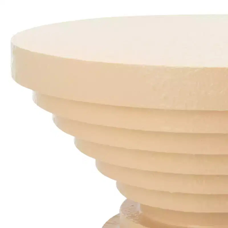 Round Stacked Disc Accent Table