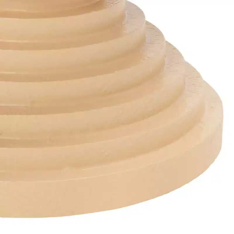 Round Stacked Disc Accent Table