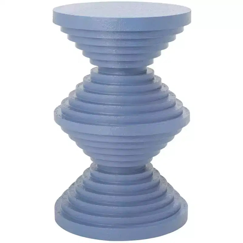 Round Stacked Disc Accent Table