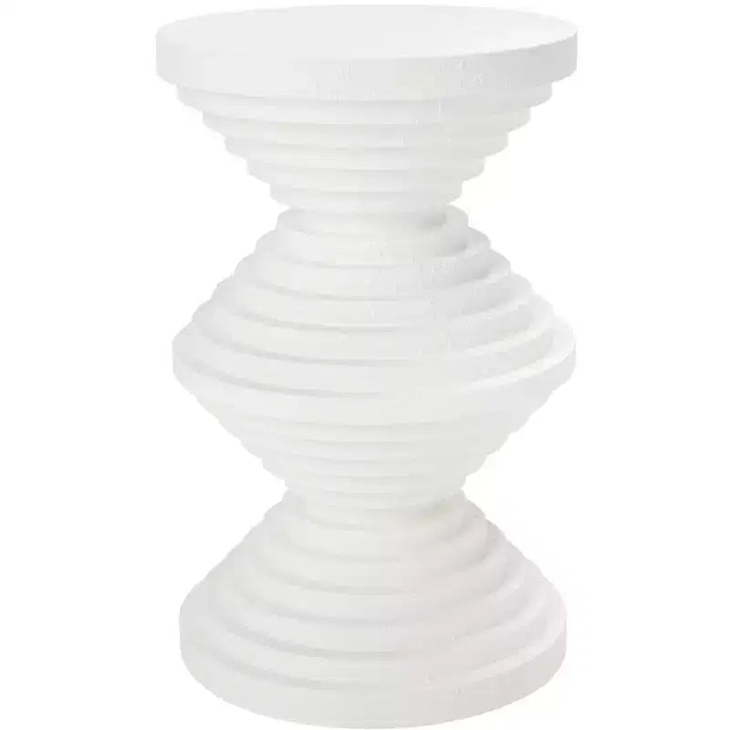 Round Stacked Disc Accent Table
