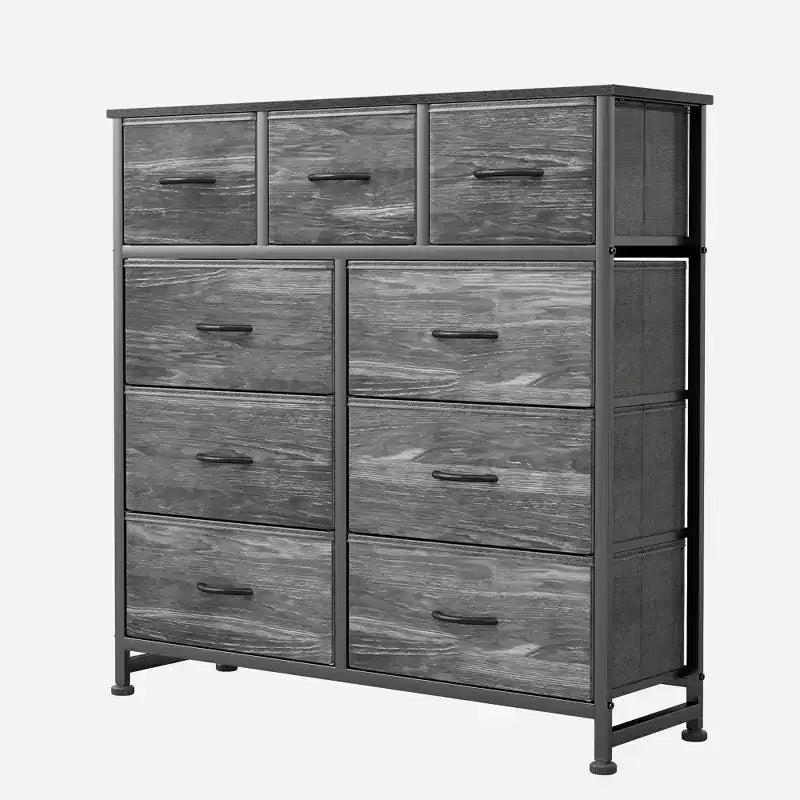 9 Drawer Fabric Storage Dresser Chest