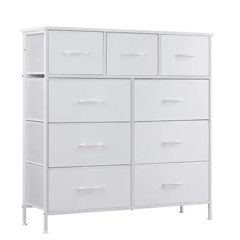 9 Drawer Fabric Storage Dresser Chest