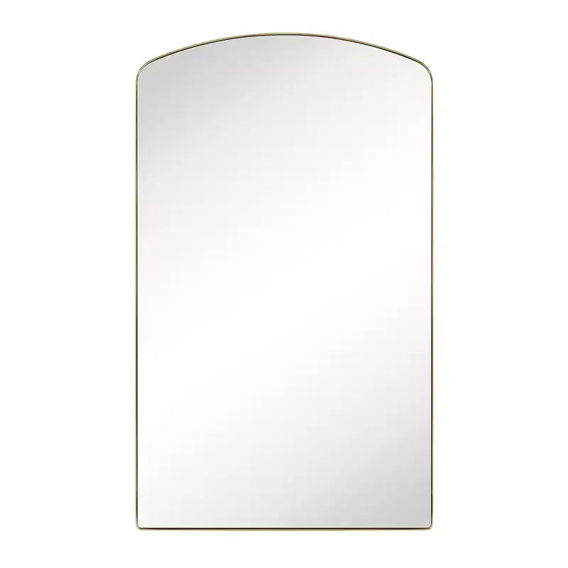 24x40 Arched Stainless Steel Bathroom Vanity Mirror