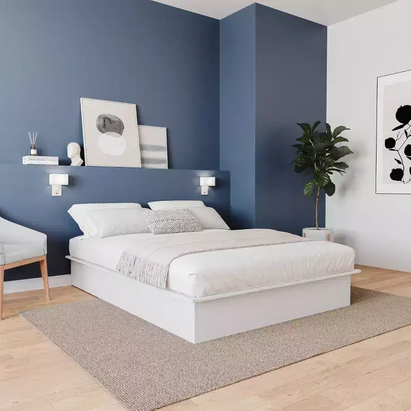 Queen Platform Bed - No Box Spring Needed
