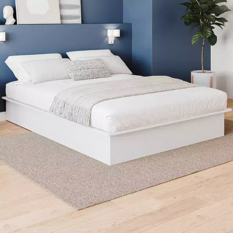 Queen Platform Bed - No Box Spring Needed